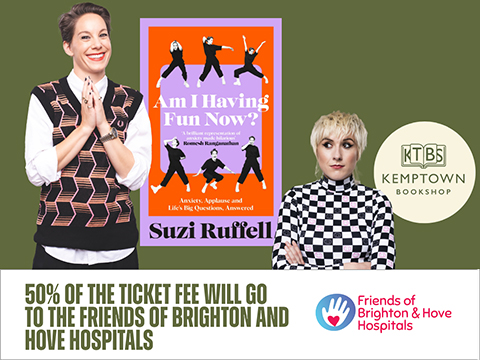 Suzi Ruffell in conversation with Maisie Adam